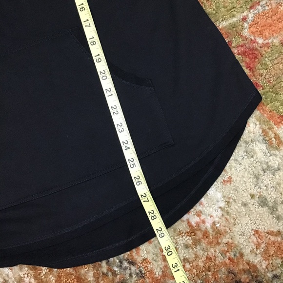 Soft Surroundings Womens Kassidy Pullover Cowl Neck Black Size M Top Button - Picture 5 of 8